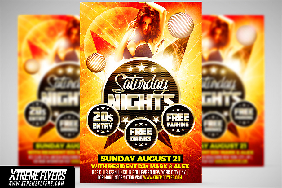 Club Party Flyer Template
