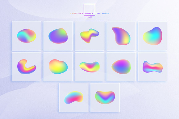 Creative & Vibrant Gradients. Vol.2 in Textures - product preview 7
