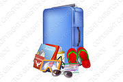 Trolley case and packing