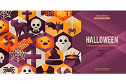 Halloween creative banner