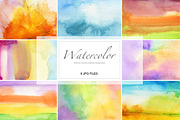 8 watercolor painted background