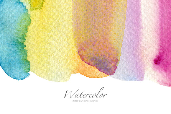 8 watercolor painted background in Textures - product preview 5