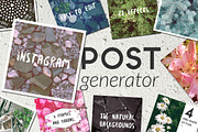 Natural Background Post Generator