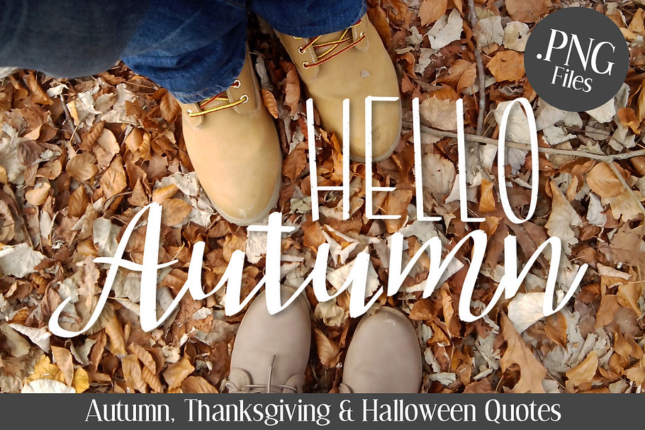 Autumn Quotes in Illustrations - product preview 8