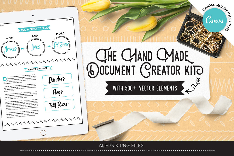 The Handmade Document Creator Kit in Objects - product preview 8