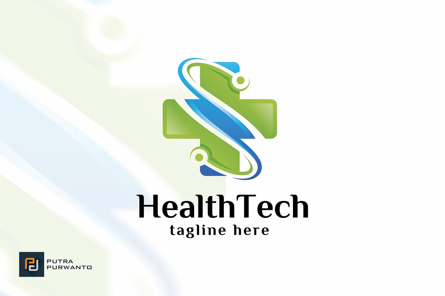 Health Tech - Logo Template in Logo Templates - product preview 8