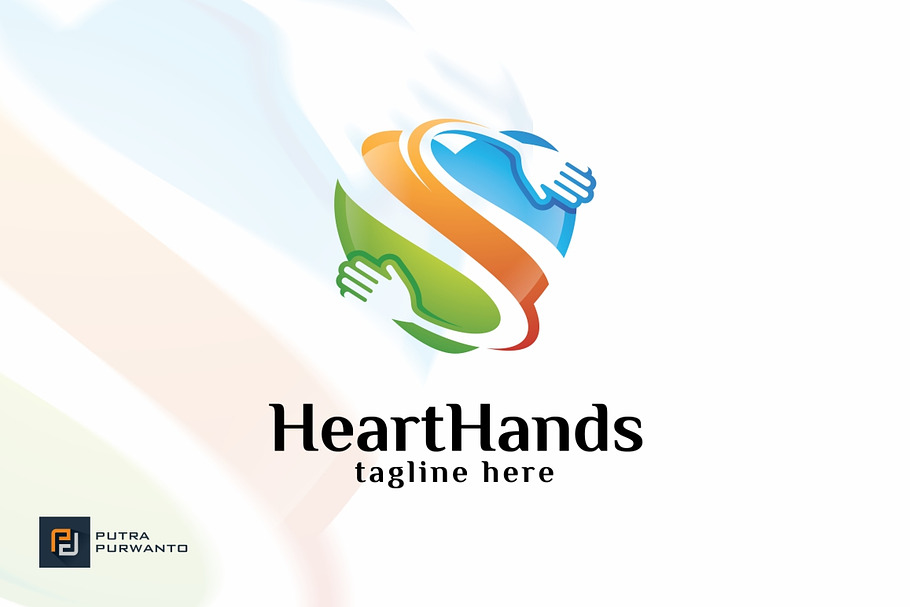 Heart Hands - Logo Template in Logo Templates - product preview 8
