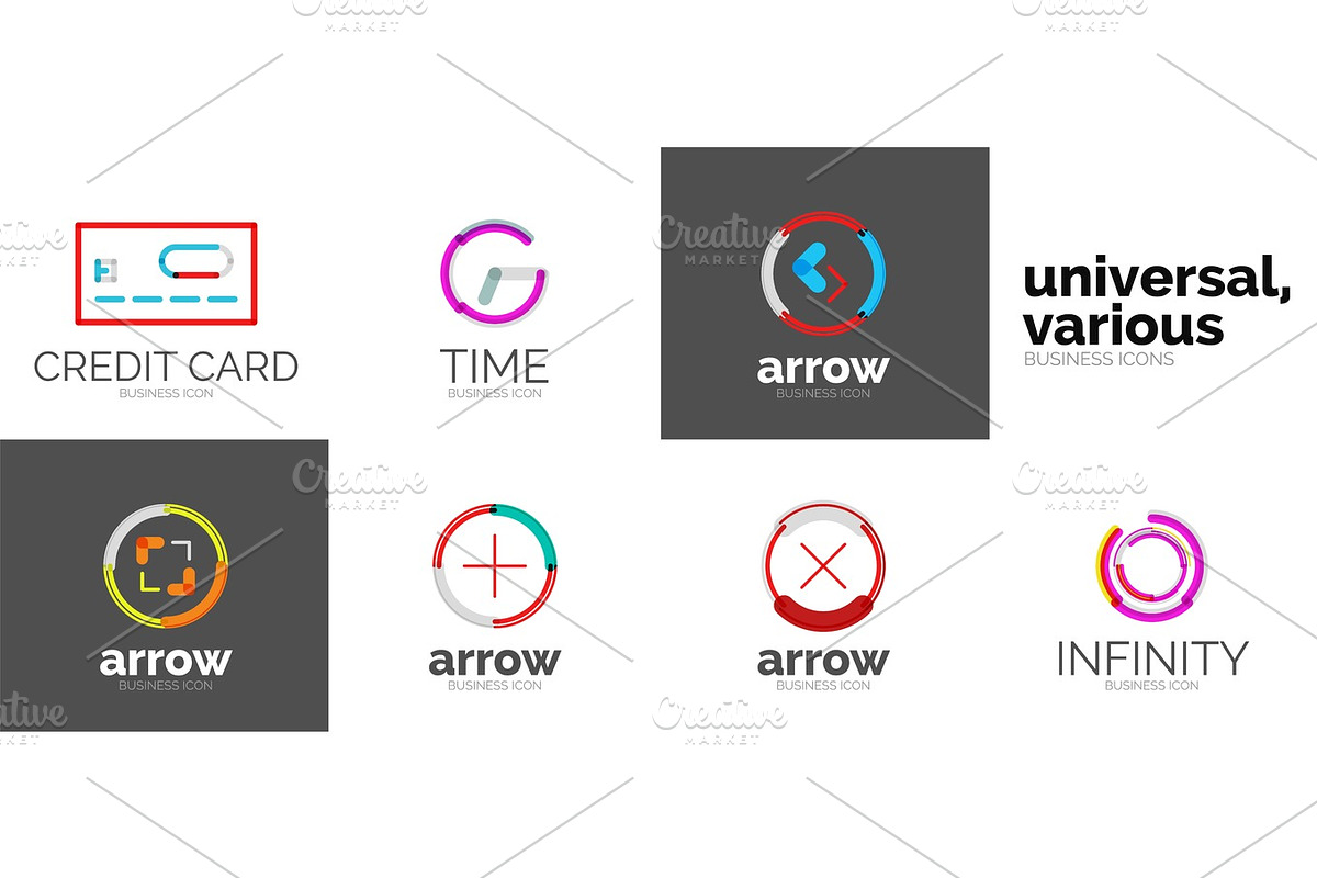 Set of web linear icons in Objects - product preview 8