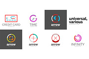 Set of web linear icons