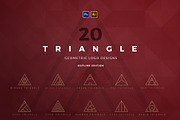 20 Triangle Logos - Outline edition