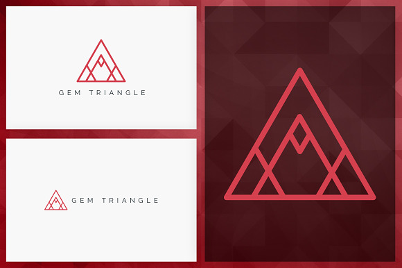 20 Triangle Logos - Outline edition in Logo Templates - product preview 1