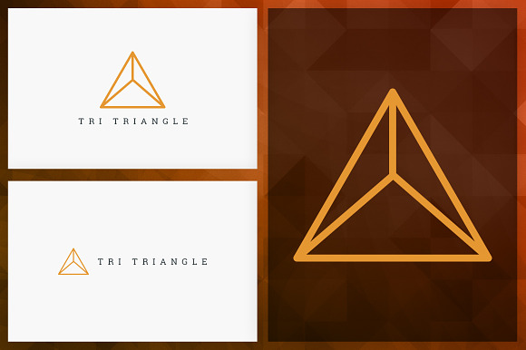 20 Triangle Logos - Outline edition in Logo Templates - product preview 2