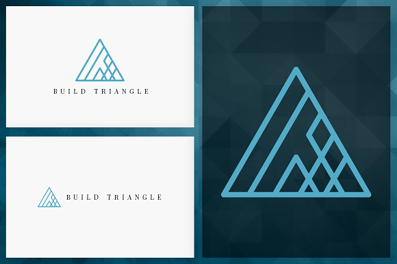 20 Triangle Logos - Outline edition in Logo Templates - product preview 4