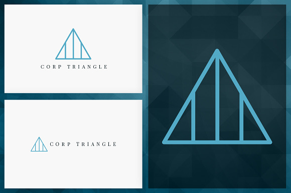 20 Triangle Logos - Outline edition in Logo Templates - product preview 9