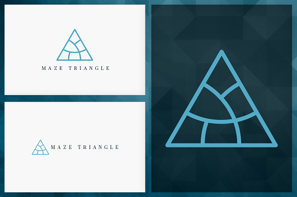 20 Triangle Logos - Outline edition in Logo Templates - product preview 14