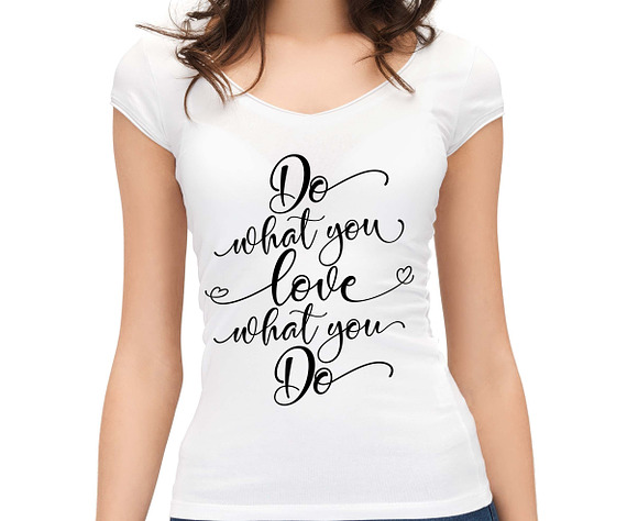 Do what you Love what you do SVG DXF in Illustrations - product preview 5