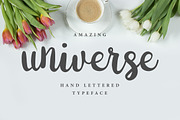 Universe Brush Font