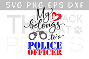 My heart belongs to a police officer
