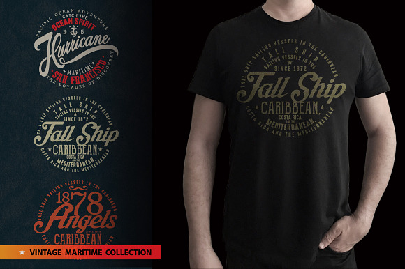 Vintage Maritime Collection in Illustrations - product preview 4