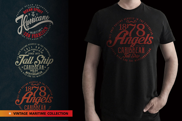 Vintage Maritime Collection in Illustrations - product preview 5