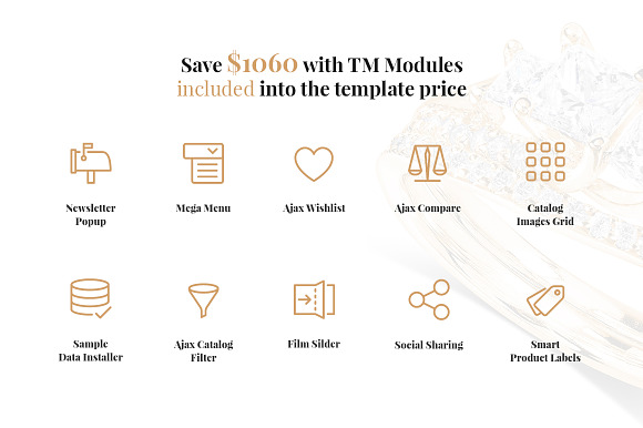 Jewelry Store Magento 2 Theme in Magento Themes - product preview 2