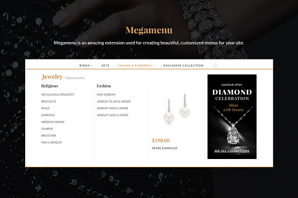 Jewelry Store Magento 2 Theme in Magento Themes - product preview 3
