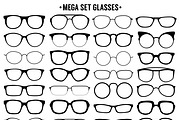 Many types of glasses
