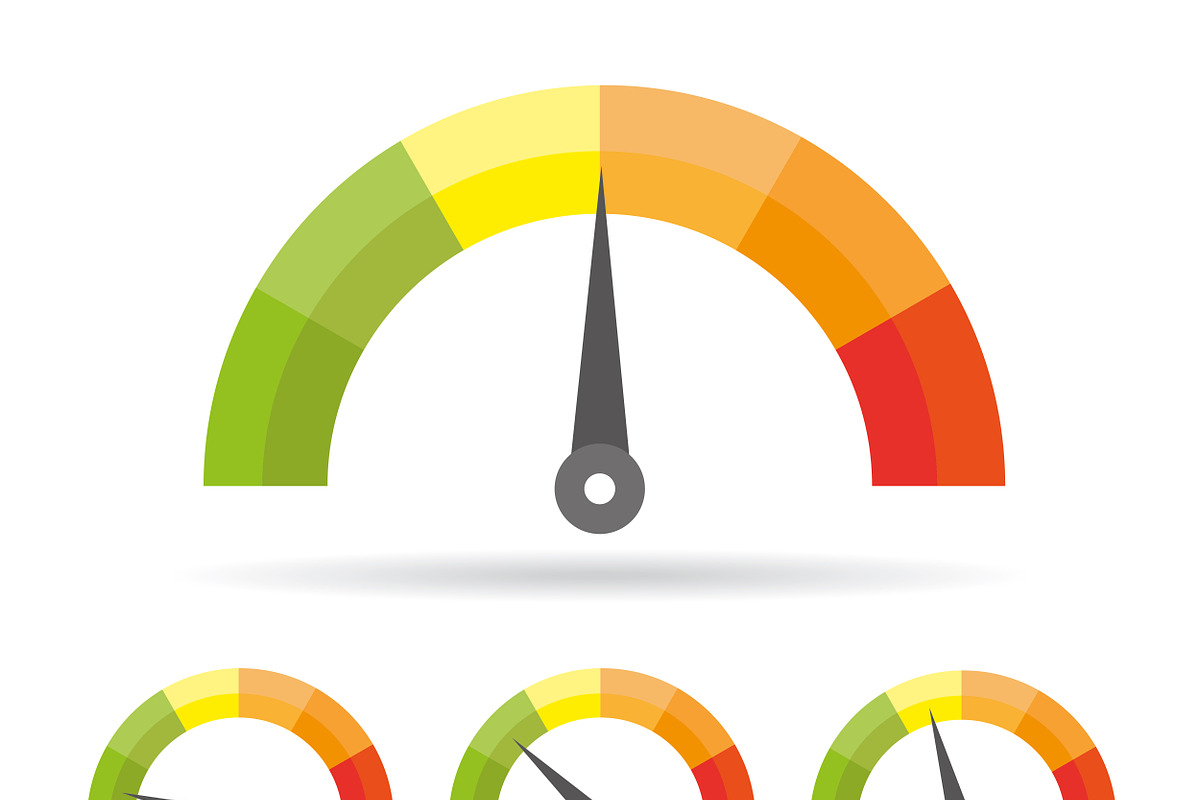 Speedometer icon in Illustrations - product preview 8