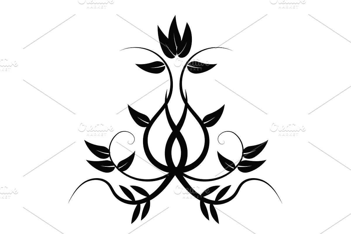 vector of floral design in Illustrations - product preview 8