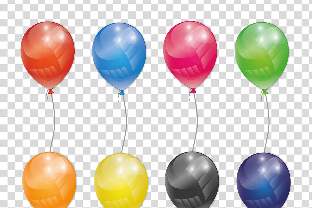 Transparent vector balloon in Illustrations - product preview 8
