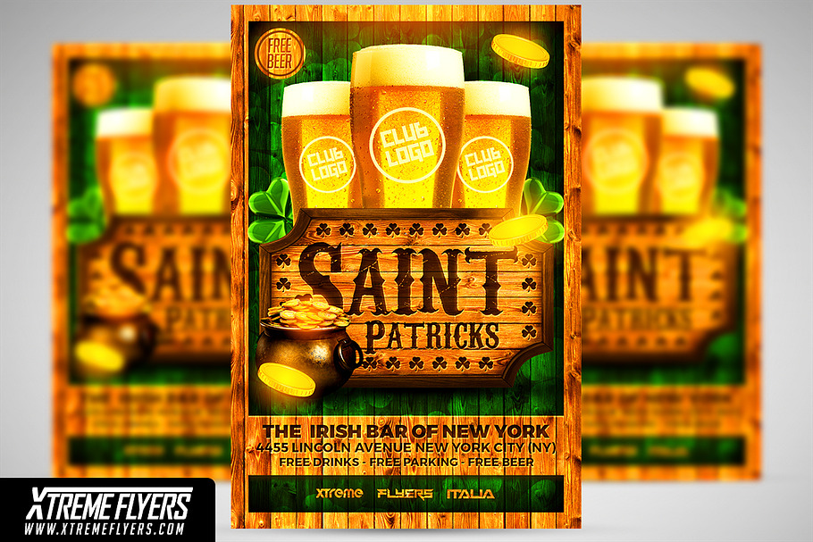 St Patricks Flyer Template
