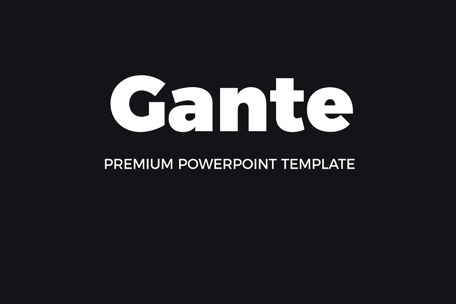Gante - Powerpoint Template