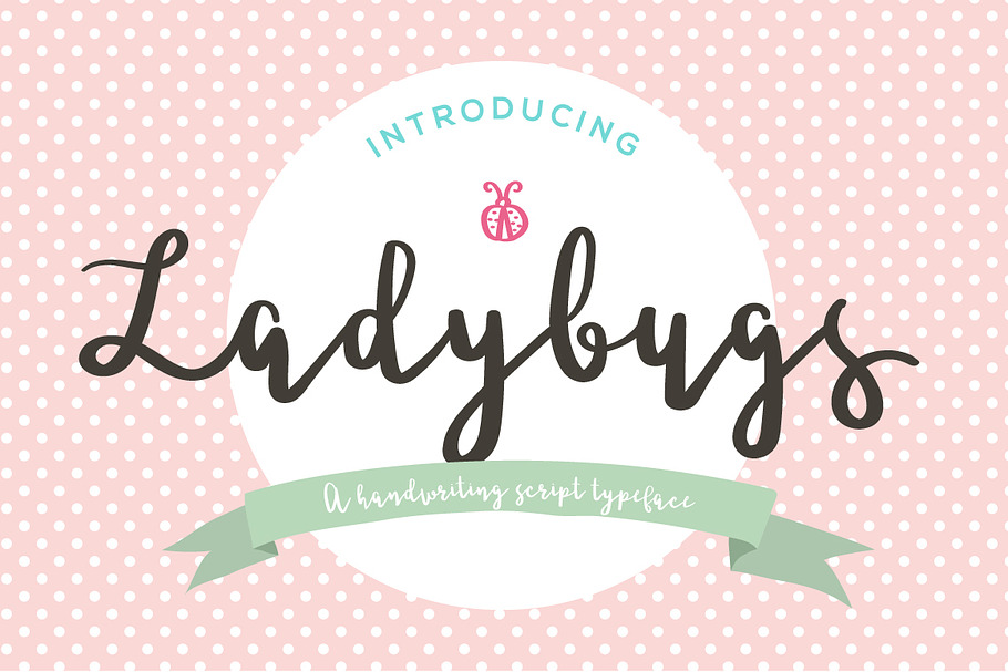Ladybugs Script Font in Script Fonts - product preview 8