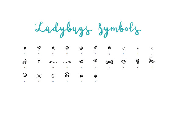 Ladybugs Script Font in Script Fonts - product preview 9