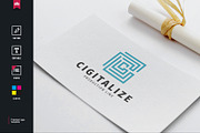 Cigitalize -  Letter C Logo