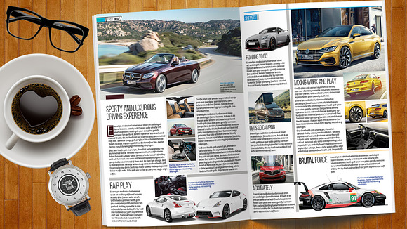 Car Magazine Template in Magazine Templates - product preview 2