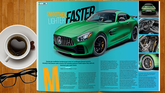 Car Magazine Template in Magazine Templates - product preview 4