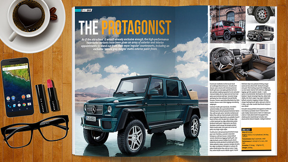Car Magazine Template in Magazine Templates - product preview 9