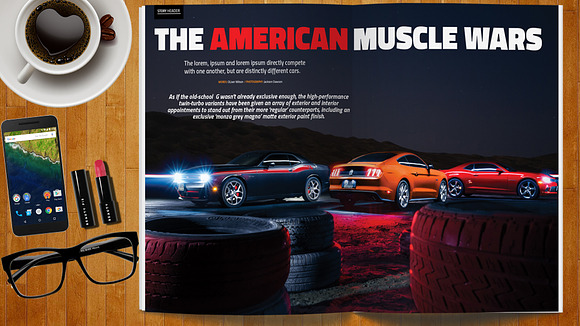 Car Magazine Template in Magazine Templates - product preview 11