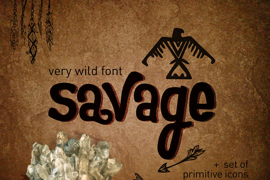 Wild font Savage in Fonts - product preview 8