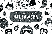 Halloween clipart and patterns