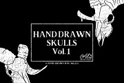 HandDrawn Skulls Vol.1