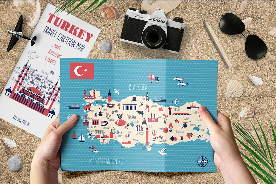 TURKEY cartoon map