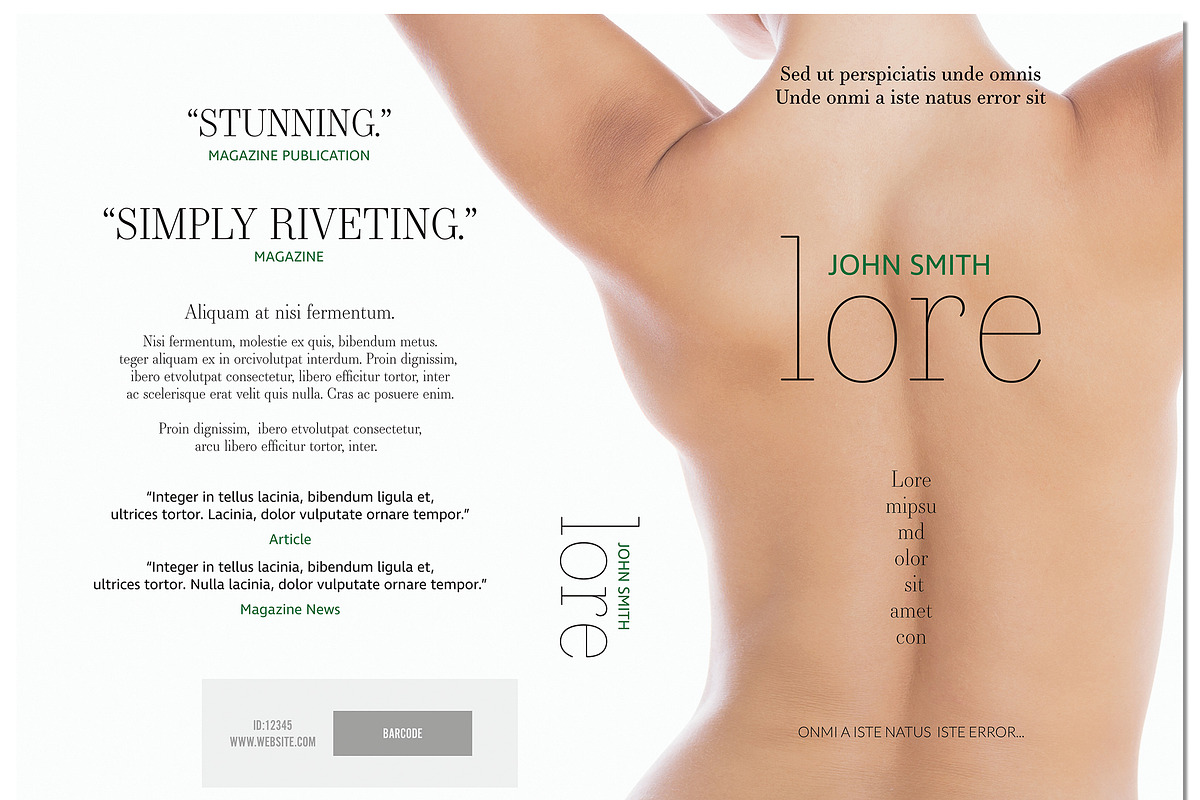Book Cover With Half Naked Women  in Templates - product preview 8