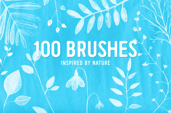 100 PS nature brushes in Photoshop Brushes - product preview 3
