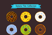 Donut and coffee shop icons