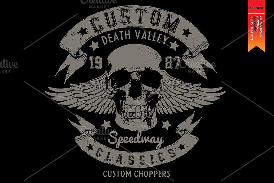 DEATH VALLEY - Bikers collection in Illustrations - product preview 8