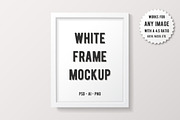 Simple White Frame Mockup