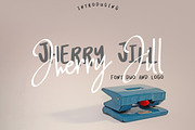 Jherry Jill | Font Duo + 6 Logos
