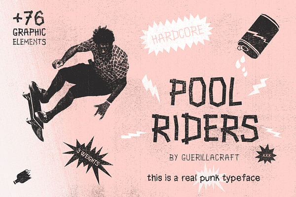 Pool Riders + Graphic Elements